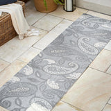 Auckland Julien Paisley High-Low Indoor/Outdoor Area Rug