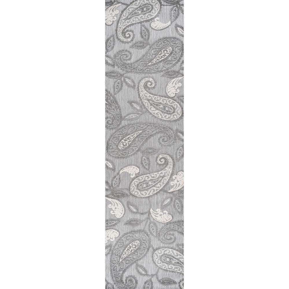 Auckland Julien Paisley High-Low Indoor/Outdoor Area Rug