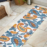 Auckland Julien Paisley High-Low Indoor/Outdoor Area Rug