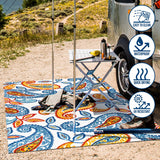Auckland Julien Paisley High-Low Indoor/Outdoor Area Rug
