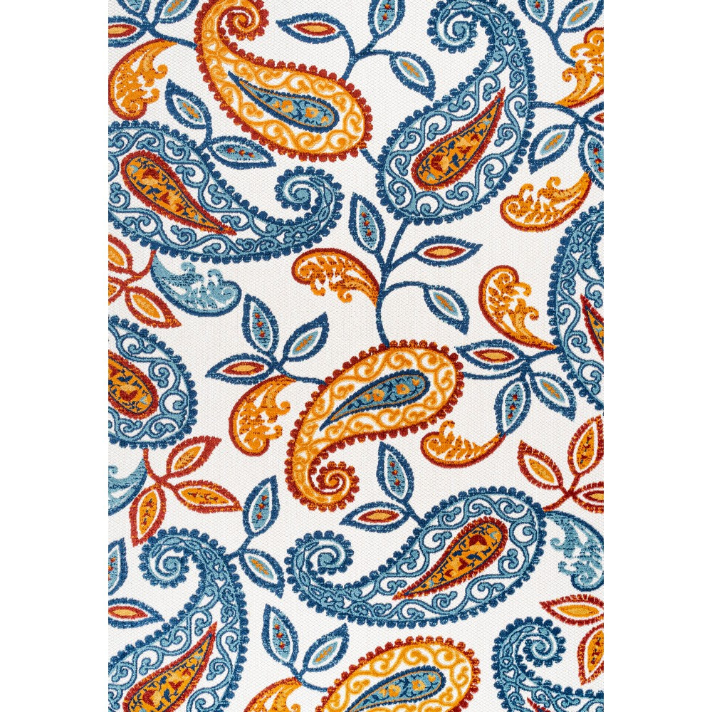 Auckland Julien Paisley High-Low Indoor/Outdoor Area Rug