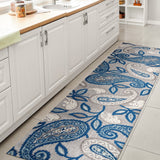 Auckland Julien Paisley High-Low Indoor/Outdoor Area Rug