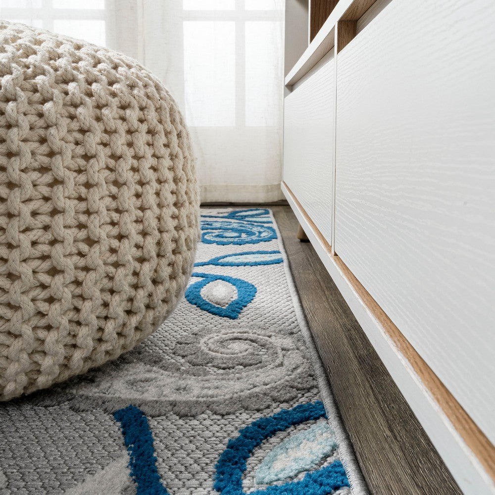 Auckland Julien Paisley High-Low Indoor/Outdoor Area Rug