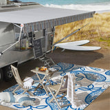 Auckland Julien Paisley High-Low Indoor/Outdoor Area Rug