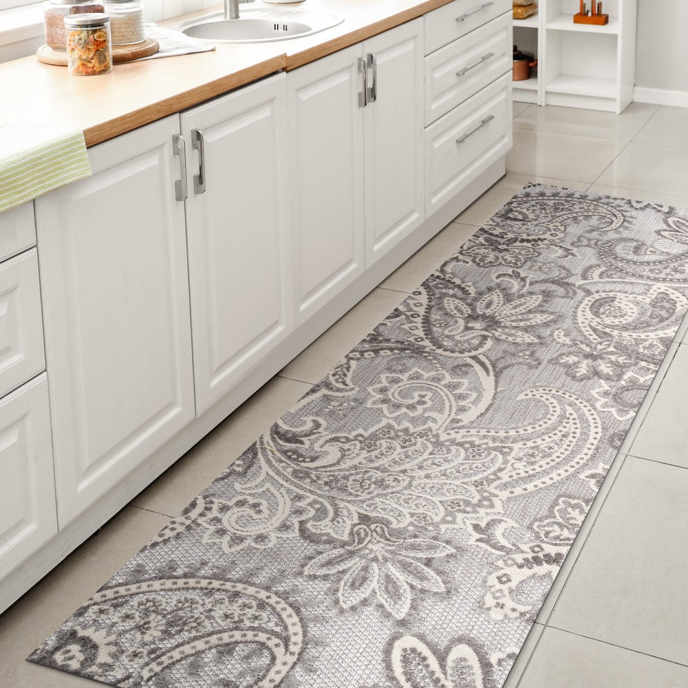 Christchurch Gordes Paisley High-Low Indoor/Outdoor Area Rug