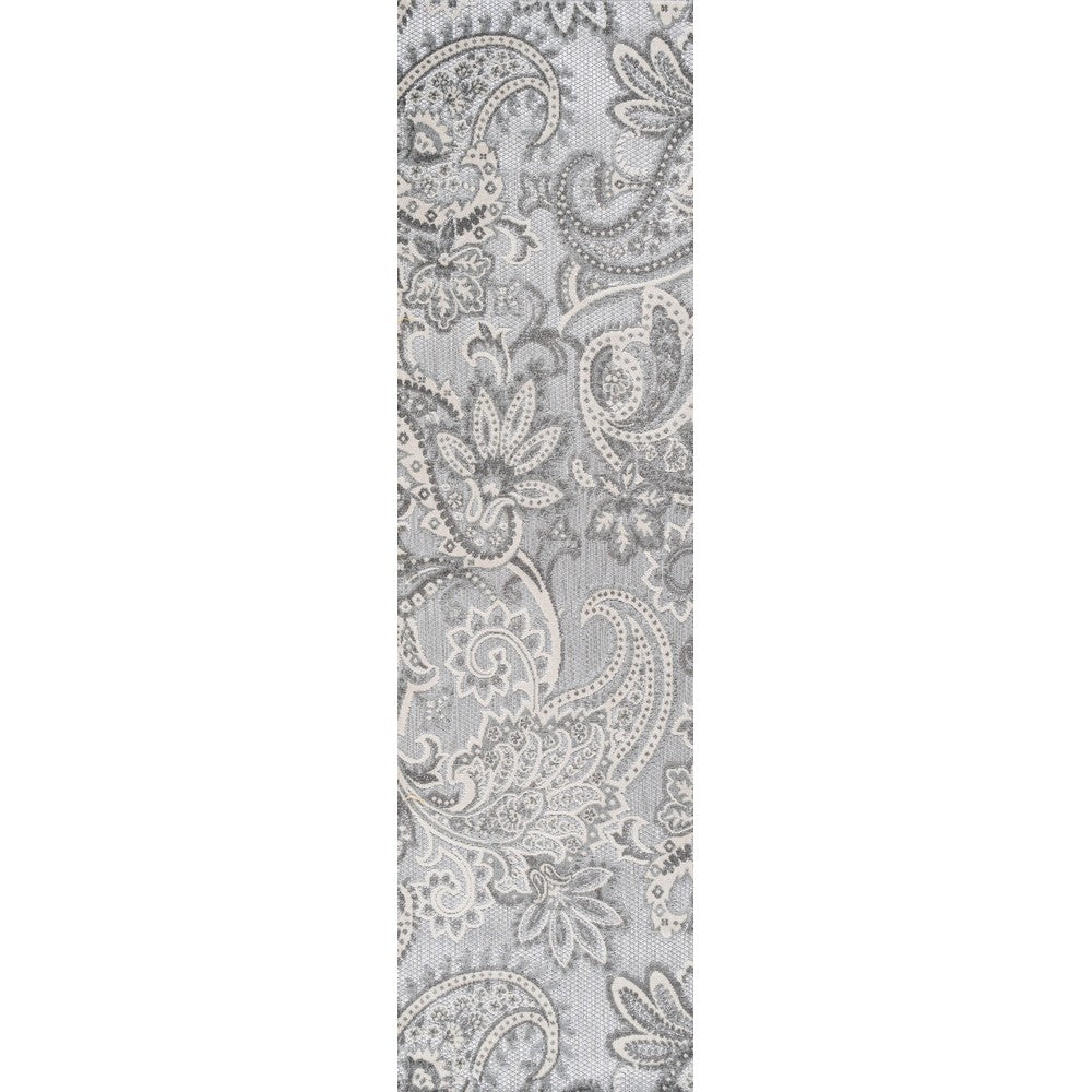 Christchurch Gordes Paisley High-Low Indoor/Outdoor Area Rug