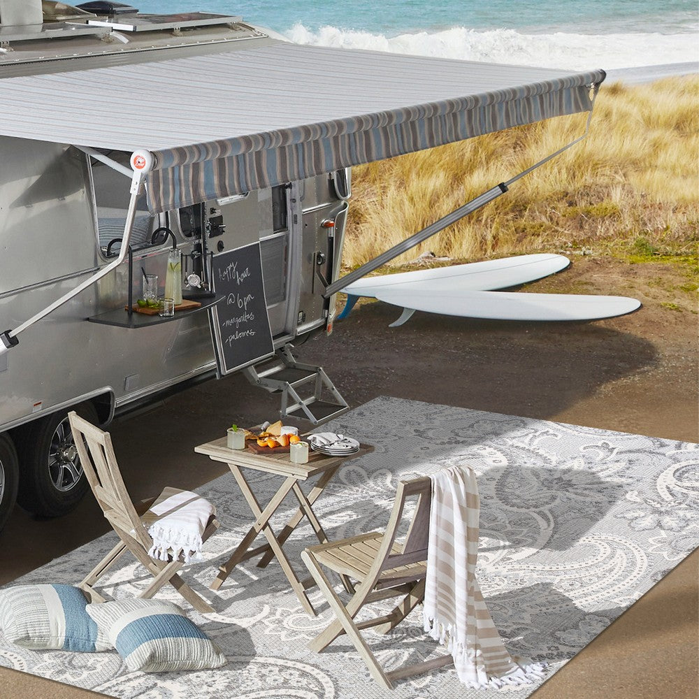 Christchurch Gordes Paisley High-Low Indoor/Outdoor Area Rug