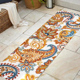 Christchurch Gordes Paisley High-Low Indoor/Outdoor Area Rug