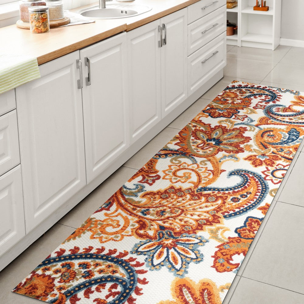 Christchurch Gordes Paisley High-Low Indoor/Outdoor Area Rug