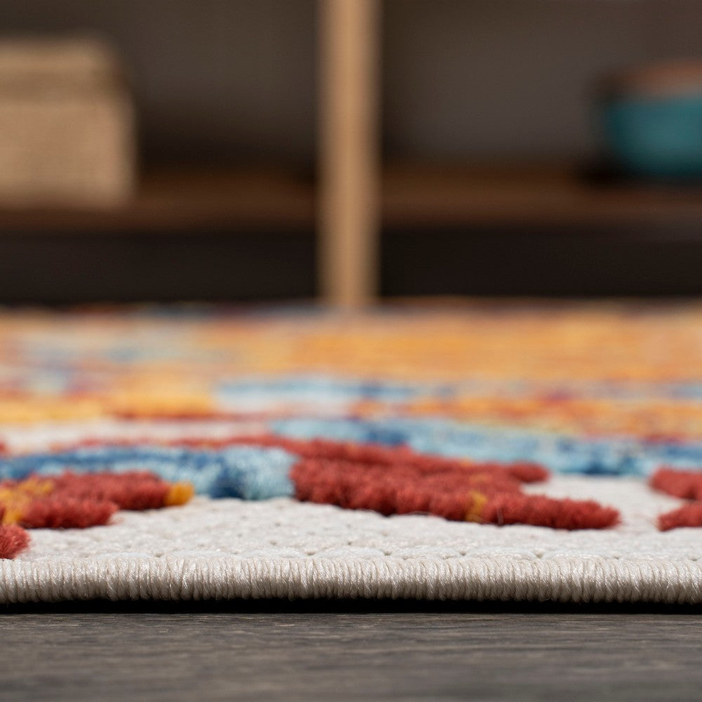 Christchurch Gordes Paisley High-Low Indoor/Outdoor Area Rug