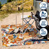 Christchurch Gordes Paisley High-Low Indoor/Outdoor Area Rug