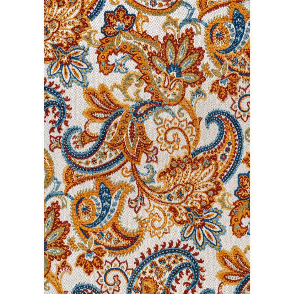 Christchurch Gordes Paisley High-Low Indoor/Outdoor Area Rug