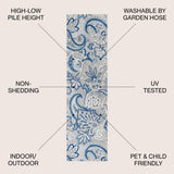 Christchurch Gordes Paisley High-Low Indoor/Outdoor Area Rug