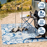 Christchurch Gordes Paisley High-Low Indoor/Outdoor Area Rug