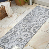 Wellington Lucena Modern Medallion High-Low Area Rug