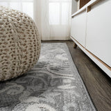 Wellington Lucena Modern Medallion High-Low Area Rug