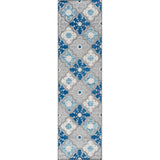 Hamilton Cassis Ornate Ogee Trellis Indoor/Outdoor Area Rug