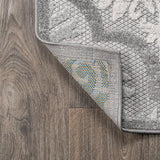 Hamilton Cassis Ornate Ogee Trellis Indoor/Outdoor Area Rug