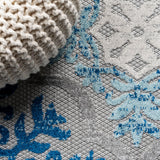 Hamilton Cassis Ornate Ogee Trellis Indoor/Outdoor Area Rug
