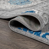 Hamilton Cassis Ornate Ogee Trellis Indoor/Outdoor Area Rug