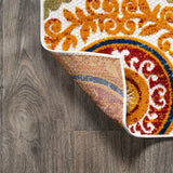 Tauranga Circus Medallion High-Low Indoor/Outdoor Area Rug