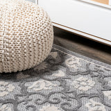 Lower Gallia Tile Trellis High-Low Indoor/Outdoor Area Rug