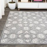 Lower Gallia Tile Trellis High-Low Indoor/Outdoor Area Rug