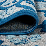 Lower Gallia Tile Trellis High-Low Indoor/Outdoor Area Rug