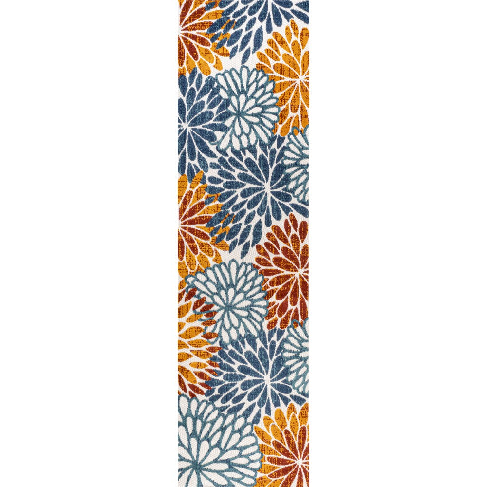 Sun crisantemo Floral Indoor/outdoor Area Rug