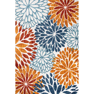 Sun crisantemo Floral Indoor/outdoor Area Rug