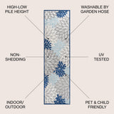 Rako Floral High-low Area Rug