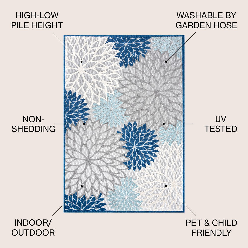 Rako Floral High-low Area Rug
