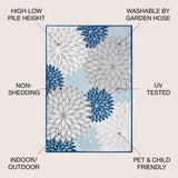 Rako Floral High-low Area Rug