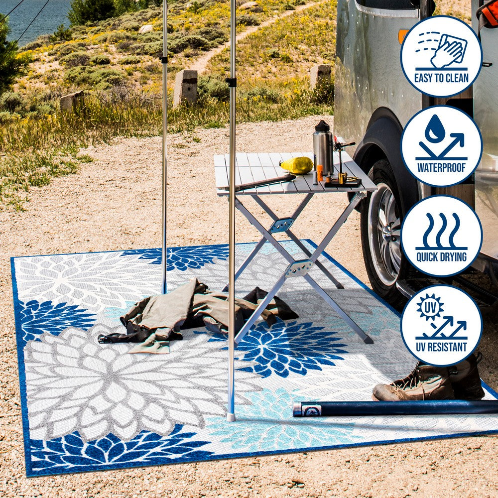 Rako Floral High-low Area Rug