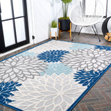 Rako Floral High-low Area Rug