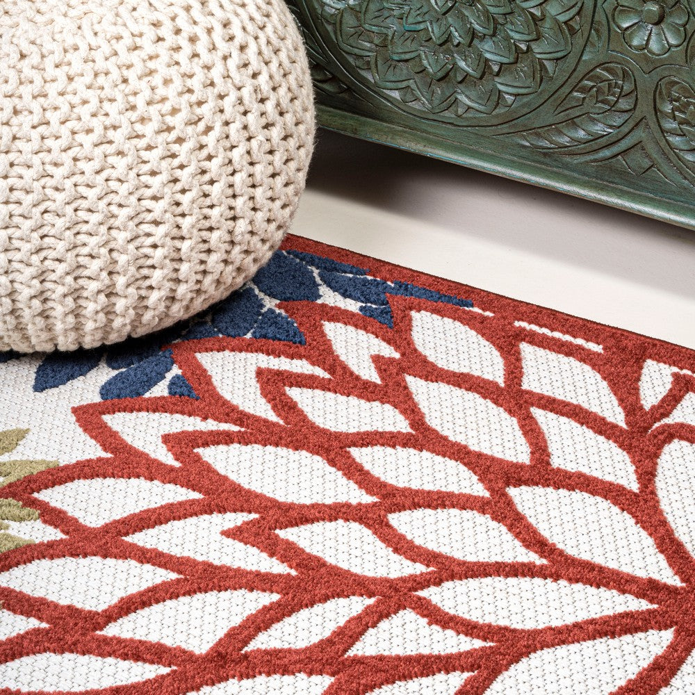 Rako Floral High-low Area Rug