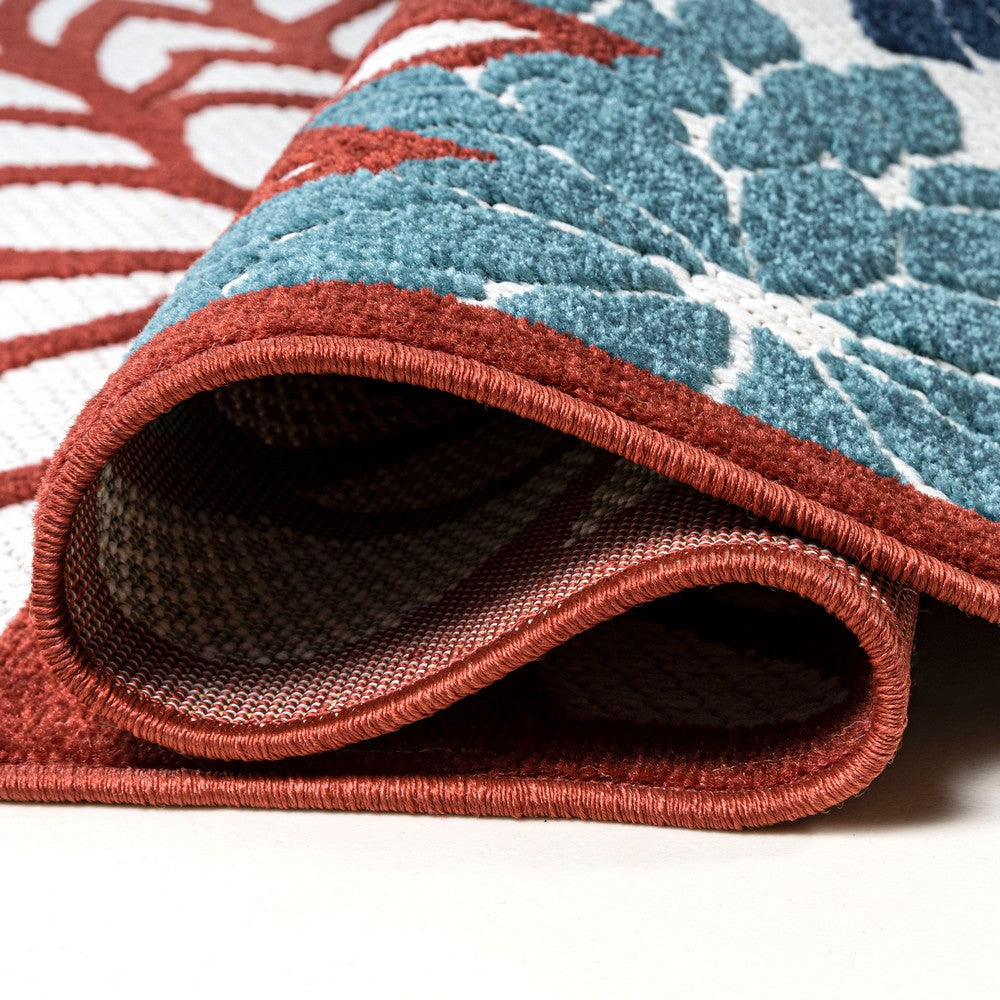 Rako Floral High-low Area Rug