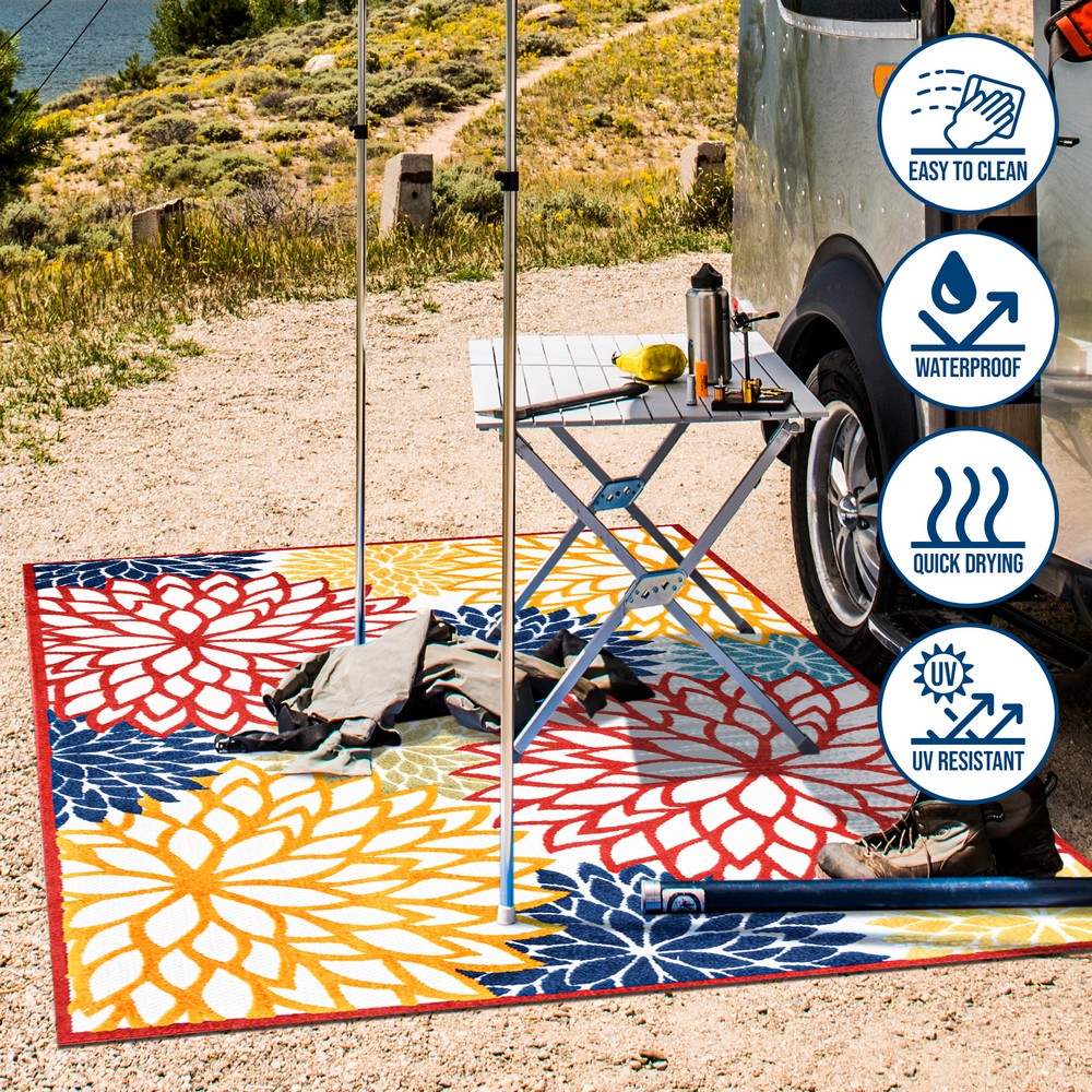Rako Floral High-low Area Rug