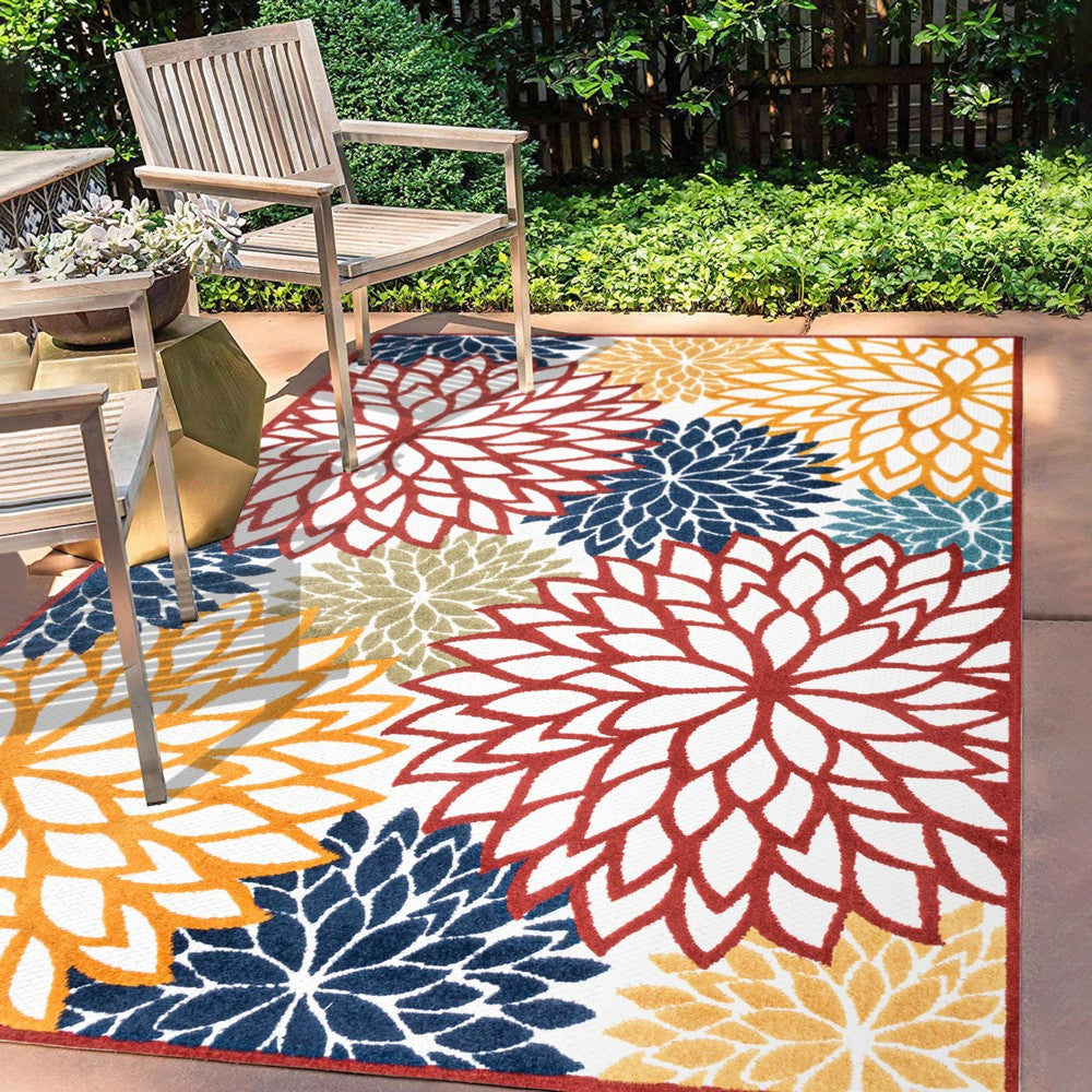 Rako Floral High-low Area Rug