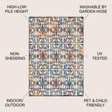 Detaraya Ornate Trellis Indoor/outdoor Area Rug