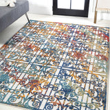 Detaraya Ornate Trellis Indoor/outdoor Area Rug