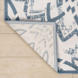 Cas abstract Bold Mandala High-low Indoor/outdoor Area Rug