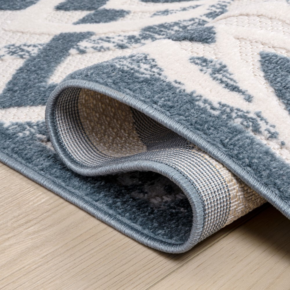 Cas abstract Bold Mandala High-low Indoor/outdoor Area Rug