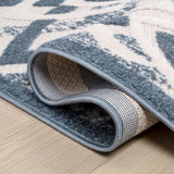 Cas abstract Bold Mandala High-low Indoor/outdoor Area Rug