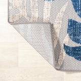 Monstera tropical Leaf High-low Indoor/outdoor Area Rug