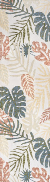 Monstera tropical Leaf High-low Indoor/outdoor Area Rug