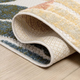 Monstera tropical Leaf High-low Indoor/outdoor Area Rug