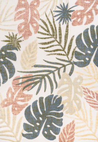 Monstera tropical Leaf High-low Indoor/outdoor Area Rug