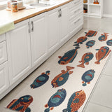 Mann modern Fish High-low Indoor/outdoor Area Rug