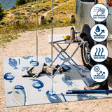 Mann modern Fish High-low Indoor/outdoor Area Rug